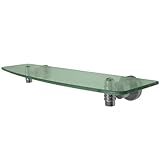 Kingston Brass BAH8619C Milano Glass Shelf, 20-1/2-Inch, Polished Chrome by Kingston Brass