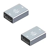 HDMI 中継アダプター4K対応 LpoieJun 18Gbpsハイスピード 延長コネクター (メス - メス） (1個)