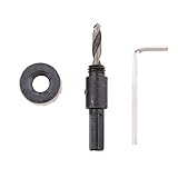 Fenteer 高速スチール　ドリルビット　穴あ　カッターセット　金属　21.5ミリメートル　切断　