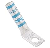 Panduit LCBX300-12H-6 Flex Conductor Lug, One Hole, Long Barrel With Window, 45 Degree Angle, 300 kc