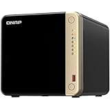 QNAP(キューナップ) 【Amazon.co.jp限定】QNAP NAS 4ベイ TS-464-8G /AZ 4コアCPU採用 8GBメモリ搭載 2つの2.5GbE対応ポートとNAS機能を拡張できるPCIeスロットを1つ搭載 中小企業向け 6か月延