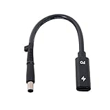 Cablecc Type C USB-Cメス入力、DC 7.4 * 5.0mmラップトップ18-20Vに適合したパワーPD充電ケーブル
