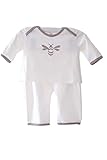 Belabumbum Queen Bee 2 Piece Baby Layette Set - White - 0-3 Months [並行輸入品]