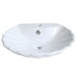 Kingston Brass EV9207 Fauceture Oceana Vitreous China Bathroom Vessel, White by Elements of Design