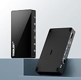 Thunderbolt 3 ドッキングステーション 8-in-1 超小型 M.2 NVMe SSD外付けスロット搭載 最大2800Mbps 60W PD充電 8K DisplayPort 1.4 1GbE有線LAN 10Gbps USBポート デイジーチェーン対応 Mac/Windows互換 Titan Ridge採用