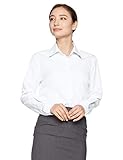 [アトリエサンロクゴ]シャツ ブラウス 事務服 制服 ワイシャツ ビジネスワイシャツ レディース レギュラー-white 日本 M (日本サイズM相当)