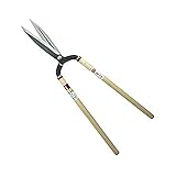 プロ 本職用 園芸 葉刈鋏 葉刈門型裏ベタ 喜八 No.109B 刃長サイズ 240 mm 安来鋼青紙 喜八作 吉岡刃物 三冨D