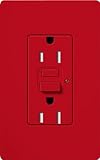 Lutron SCR-20-GFTR-HT Satin Colors 20-Amp Tamper Resistant GFCI Receptacle, Hot [並行輸入品]