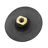 F Fityle 5インチ M14 ポリッシャー ゴムパッド ゴムバックホルダー 面ファスナー 超薄