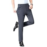 [HMT] スラックス メンズ ズボン スーツパンツ 秋服 ロングパンツ メンズ ビジネス 仕事着 パンツ ノータック ストレッチ ウォッシャブル スリム 美脚 大きいサイズ 春秋冬服