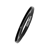 uxcell カメラ レンズアダプターリング フィルター ステップ アップ リング 43 mm-58 mm 黒