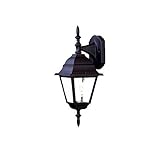 Acclaim 4002BK Builder's Choice Collection 1-Light Wall Mount Outdoor Fixture, Matte Black [並行輸入品]