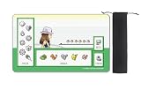 プレイマット 対戦専用タイプ ラバープレイマット 滑り止め 収納袋付き カードゲーム ポ ケカ60*35cm A03 (G)