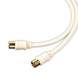 日本アンテナ テレビ接続ケーブル S4C 4K8K対応 7m S型プラグ-S型プラグ ホワイト CS4GSS7C