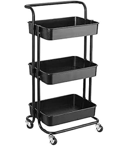 キャスター付きワゴン Amazon.co.jp: カインズ(CAINZ) キッチンワゴン J24 幅43cm 奥行