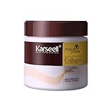 Karseell カーセル コラーゲン ヘアマスク 500ml 日本語パッケージ【日本公式代理店】【化粧品登録済】ヘアトリートメント ヘアパック ハーブエキス コラーゲン エッセンシャルオイル配合 カーシール ケラチン くせ毛 ココナッツの香り (500ml)