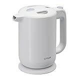 電気ケトルプラスチック1.0L白/ピンク14 * 23 * 23.2cm ( 色 : 白 )