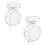 Bangcheer 壁取り付けブラケット TP-Link Deco BE23/BE25/BE3600/BE5000用 メッシュ WiFi 7 システム ネットワークと電源コード管理 省スペース TP-Link WiFi 7 ルーター 壁取り付けブラケット (ホワイト - 2パック、ホワイト)