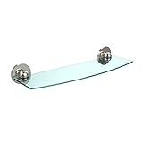 Allied Brass P1033/18-ORB Triple Corner Glass Shelf Satin Brass by Allied Brass