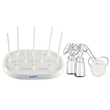 Lovoski マイコン　電動　搾乳器　さく乳器　+　ボトル　おしゃぶり　乾燥ラック　乾燥棚　全2色選べる - ＃2