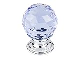 Top Knobs TK113PC Crystal Knob Chrome by Top Knobs
