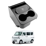 SHAOHAO 新型 スズキ エブリイ DA17V フロアコンソールボックス【コンソールカップホルダー+収納ボックス＋車載ゴミ箱】 コンソールトレイ 収納ボックス カップホルダー 車内収納 小物入れ ABS素材 ガタガタ音なし エブリイ DA17Vアクセサリ カスタムパーツ 車用品