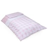 Cambrass Set Quilt Cover and Pillow Case (100 x 140 cm, Bebe Pink) by Cambrass