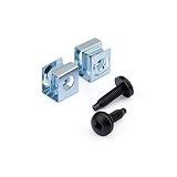 StarTech.com サーバーラック用スライド式ケージナット & インチネジ(ユニファイ細目ねじ No.10-32 UNF) 各50個入りパック CLPSCRW1032