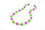 Bitey Beads Silicone Teething Nursing Necklace Multi Color (Girly Girl) by Bitey Beads