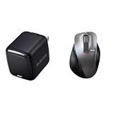 【セット買い】エレコム 充電器 65W USB PD対応 小型 Type-C 1ポート PPS対応 GaN II採用 PSE認証 ブラック 【iPhone 16 15 iPad Macbook 等対応】 EC-AC8565BK + ワイヤレスマウス Bluetooth EX-G 握りの極み 静音設計 5ボタン マルチペアリング Mサイズ ガンメタリック M-XGM15BBSGM/EC