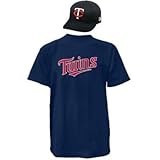 Minnesota Twinsキャップ&大人用MサイズジャージMLB Licensedレプリカコンボセット