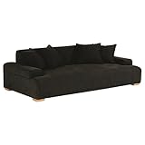 arne ソファ 3人掛け ローソファー 肘付き ファブリック 布張り Bunk 3P クッション 4個付 C2934 カレイド生地 チャコール