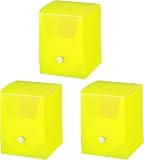 【Amazon.co.jp限定】アンサー トレーディングカード用トレカデッキケース ソフトタイプ (イエロー, 3個セット)