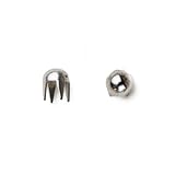 1003 Pearl Nailhead, Size 10, Solid Brass, Nickel Finish, 3000 pieces per pack by C&C Metal Products