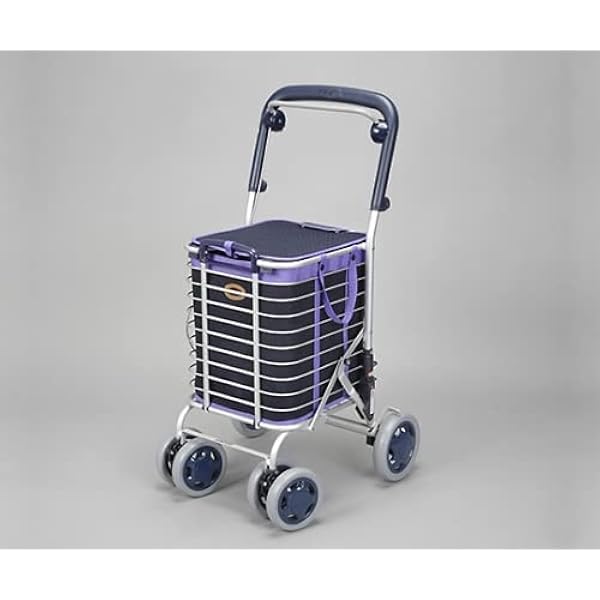 Amazon | ユーバ産業 シルバーカー アルミワイヤーカート ブレーキ付