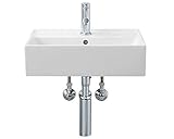 LIXIL(リクシル) INAX サティス洗面器(アクアセラミック) ピュアホワイト YL-A555SYC(C)/BW1