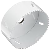 Morris Products 13392 Bi-Metal Hole Saw, 3-7/8 Saw Diameter, Pipe Tap Size, Pipe Entrance Size, Used