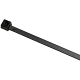 ケーブルワイヤタイ12 " 50 Lb引張ブラック100個。