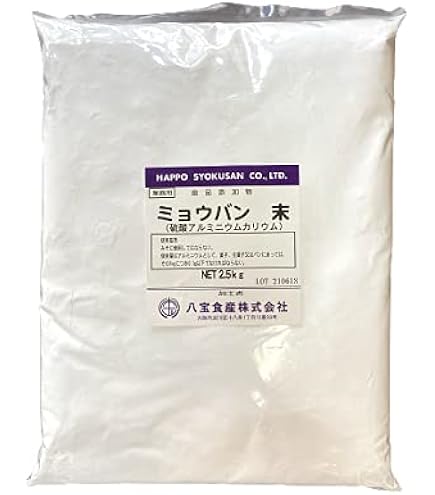 食品添加物硫酸アルミニウムカリウム Amazon | 硫酸アルミニウムカリウム (粉末) 500g | 小堺製薬 | カリウム