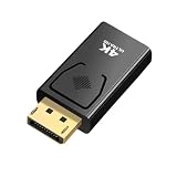 変換 displayport 変換 DP-HDMI変換アダプタ 4K@30Hz 金メッキディスプレイポートDP（ オス） to HDMI (メス アダプタ 音声＆映像同期 高性能チップ搭載 耐久性 パソコンから大画面へ簡単接続