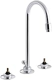 KOHLER K-7435-K-CP Triton Widespread Lavatory Faucet, Polished Chrome (Handles Not Included) [並行輸入品]