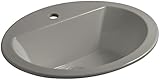 Kohler Bryant Oval self-rimming洗面所with single-hole蛇口ドリル K-2699-1-K4 1