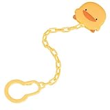 Piyo Piyo Pacifier Clip by Piyo Piyo [並行輸入品]