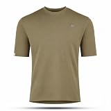 【Morethan】×【COSPACH】コラボ サイクルTシャツ カジュアル 吸汗速乾 防透け サイクルウェア MT-CSP-TS01 グレージュ 2XLサイズ