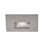 WAC Lighting WL-LED100F-C-SS 277V Horizontal Step Light, White 3000K [並行輸入品]