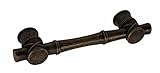 Fusion Hardware 236-MDB Tai Chi Collection Cabinet 4-Inch Pull, Medium Bronze [並行輸入品]