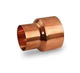 Everflow CCRC3438 3/4 X 3/8" Nominal Pipe Diameter Reducing Copper Coupling With Sweat Sockets And W