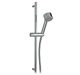 Whitehaus WHLX78129-POCH Metrohaus 20 5/8-Inch Shower Set Includes Slidebar, and Hand Held Shower an