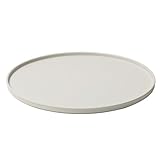 ideaco (イデアコ) 特大皿 平皿 プレート 直径 28 ✕ 高さ 1.1cm WAMONO 28 kasumi (ワモノ 28 カスミ/サンドホワイト)