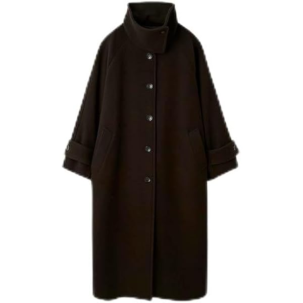 Amazon | [FRAY I.D] アルパカシャギーステンカラーコート FWFC224020